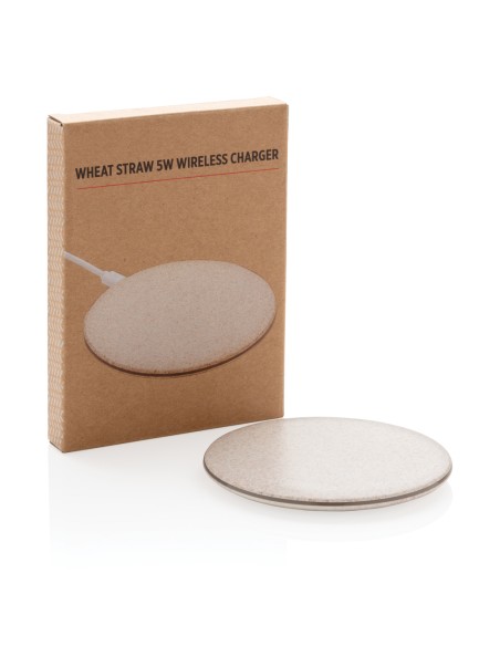 Caricatore wireless 5W in fibra di grano